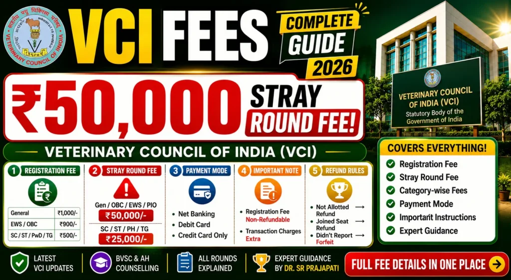 VCI Counselling Complete fees
